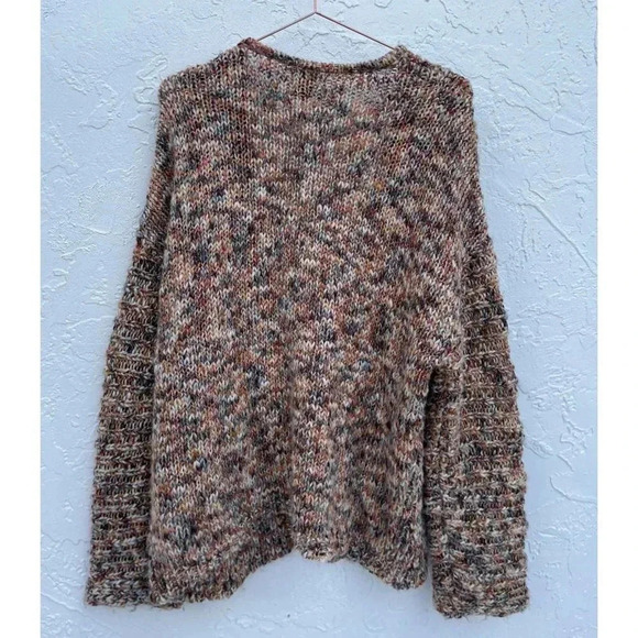 H&M Womens Long Sleeve Open Front Cardigan Sweater Multicolor Sz M - Picture 2 of 13